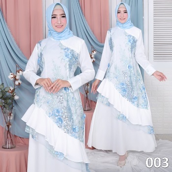 Gamis Brokat Modern Adila