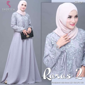 Gamis Brokat Modern Raras