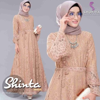 Gamis Brokat Modern Shinta