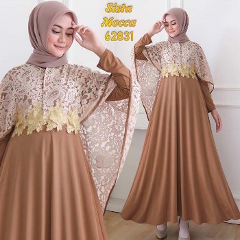 Gamis Brokat Modern Sista