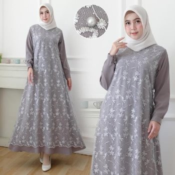 Gamis Brokat Modern Tile