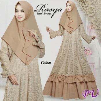 Gamis Brokat Syar'i Rasya