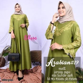 Gamis Jersey Kekinian Arabian
