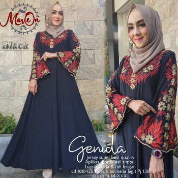Gamis Jersey Kekinian Genida
