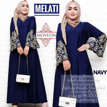 Gamis Jersey Kekinian Melati