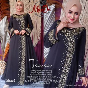 Gamis Jersey Kekinian Tamam