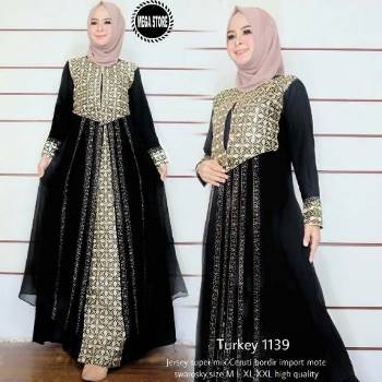 Gamis Jersey Kekinian Turkey