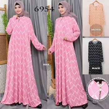 Gamis Jersey Korea Pink