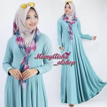 Gamis Jersey Polos Aisha