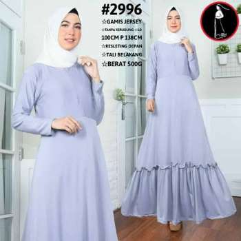 Gamis Jersey Polos Busui