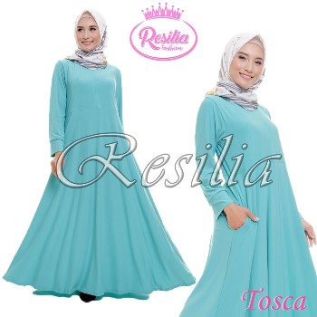 Gamis Jersey Polos Resilia