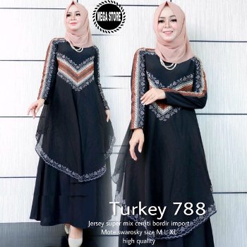 Gamis Jersey Super Turkey