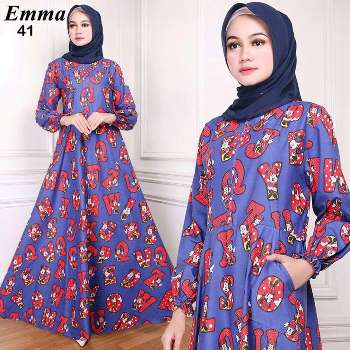 Gamis Katun Bangkok Karakter