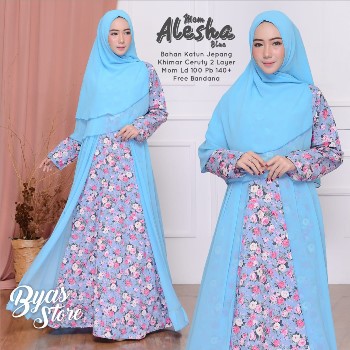 Gamis Katun Jepang Alesha