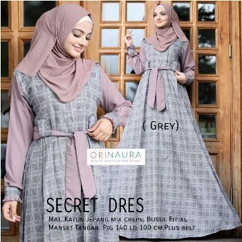 Gamis Katun Kekinian Secret