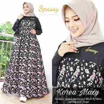 Gamis Katun Kekinian Spassy