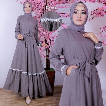 Gamis Katun Polos Dof