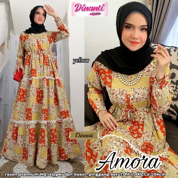 Gamis Katun Rayon Amora