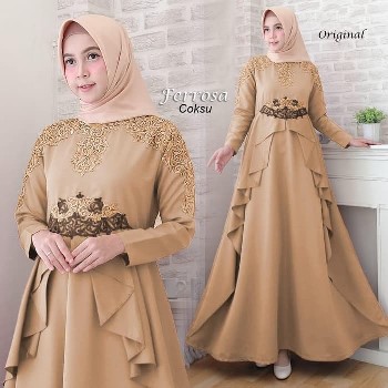 Gamis Pesta Modern Ferrosa