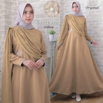 Gamis Pesta Modern Santyana