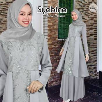 Gamis Pesta Modern Syabina