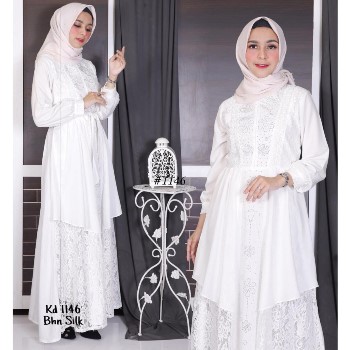 Gamis Putih Mewah Chianoz