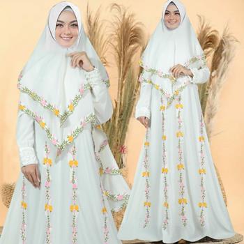 Gamis Putih Mewah Moana