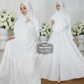 Gamis Putih Modern Meisya