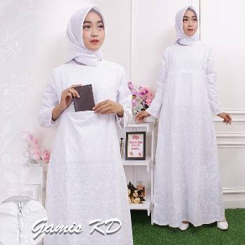 Gamis Putih Polos Paris