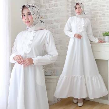 Gamis Putih Polos Toyobo