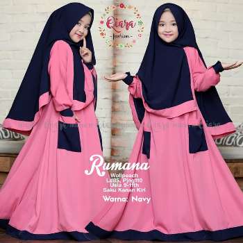 Gamis Syar'i Anak Qiara