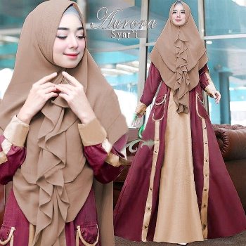 Gamis Syar'i Modern Aurora