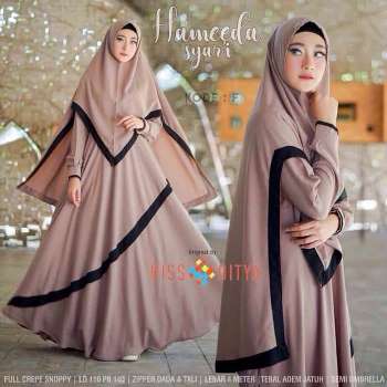 Gamis Syar'i Modern Hameeda