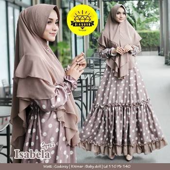 Gamis Syar'i Modern Isabela