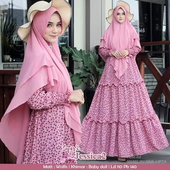 Gamis Syar'i Modern Jessica