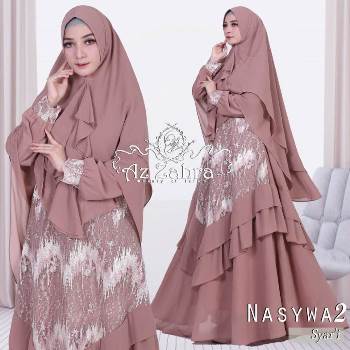 Gamis Syar'i Modern Nasywa