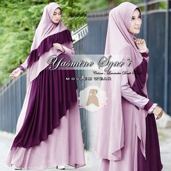 Gamis Syar'i Modern Yasmine