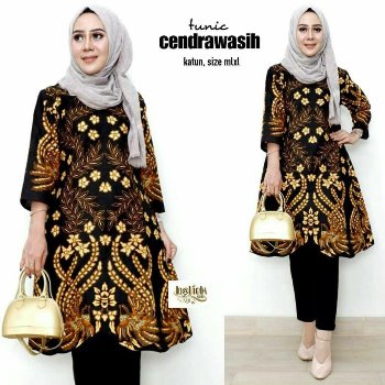 Tunik Batik Bawahan Rok Cendrawasih