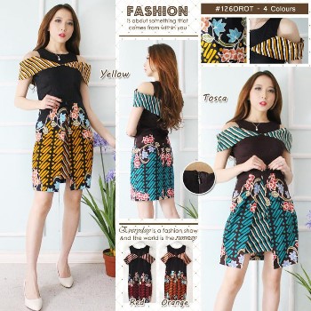 Tunik Batik Bawahan Rok Fashion