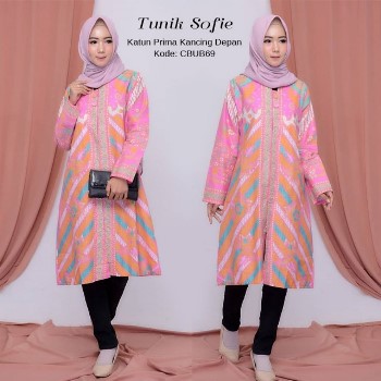 Tunik Batik Bawahan Rok Sofie