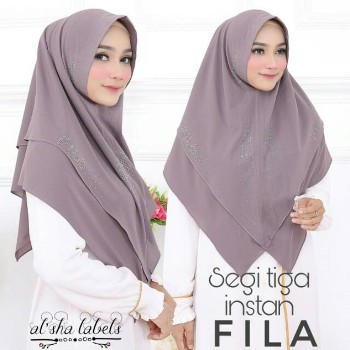 Jilbab Instan Segitiga Fila