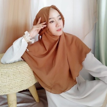Jilbab Instan Tanpa Pet Lipit