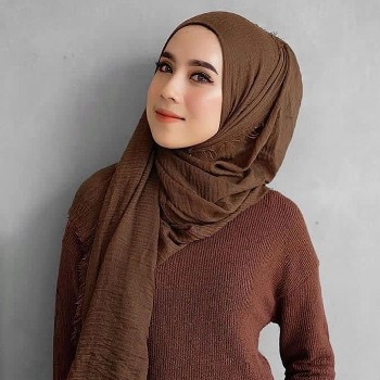Pashmina Prinkle Coklat