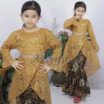 Tunik Brokat Anak Tiara