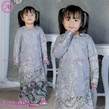 Tunik Brokat Anak Tile