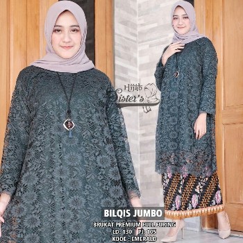 Tunik Brokat Jumbo Bilqis