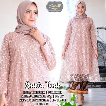 Tunik Brokat Jumbo Shinta