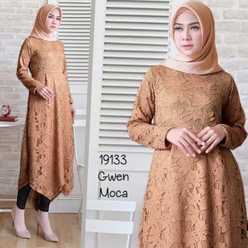 Tunik Brokat Modern Gwen