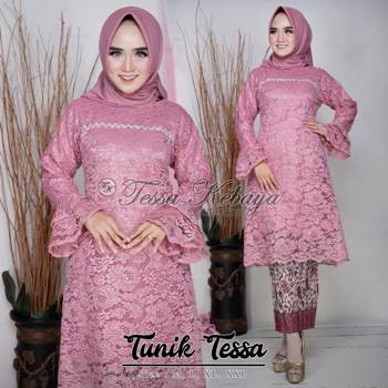 Tunik Brokat Pesta Tessa