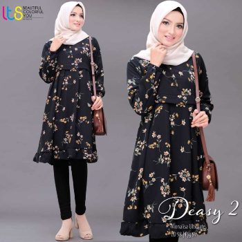 Tunik Monalisa Hitam Deasy